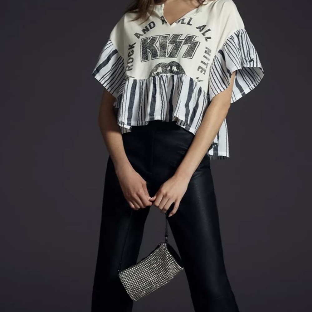 Anthropologie Pilcro brand rocker Tee.